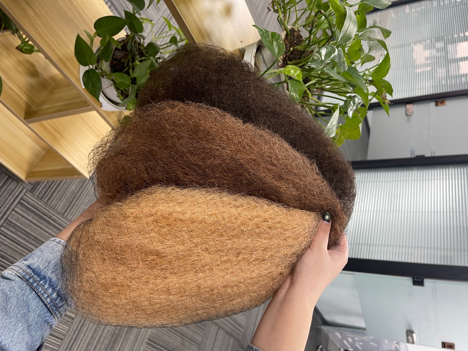 Afro kinky human hair bulk twist( Different colours available)